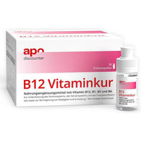 Produktbild von apodiscounter B12 Vitaminkur B-Komplex Trinkampullen vegan glutenfrei laktosefrei