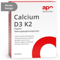 Produktbild von apodiscounter Calcium D3 K2 Kapseln mit Carbonat 60 Stück