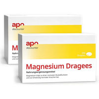 Produktbild von apodiscounter Magnesium Citrat Tabletten 400 mg 360 Stück für Erwachsene Sportler und Schwangere oder Stillende