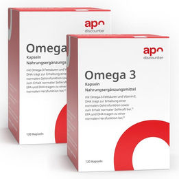 apodiscounter Omega 3 Kapseln 240 Stück – Bild 1 von 1