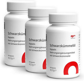 apodiscounter Schwarzkümmelöl Kapseln 500 mg 180 Stück – Bild 1 von 1