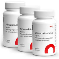 Produktbild von apodiscounter Schwarzkümmelöl Kapseln 500 mg 180 Stück