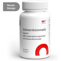 Produktbild von apodiscounter Schwarzkümmelöl Kapseln 500 mg 60 Stück