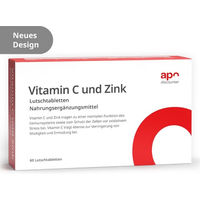 Produktbild von apodiscounter Vitamin C und Zink Lutschtabletten mit Ascorbinsäure und Citrat zuckerhaltig