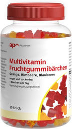 apodiscounter Vitamin Gummibärchen vegan und zuckerfrei für Kinder und Erwachsene – Bild 1 von 1