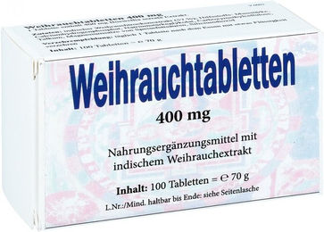 apodiscounter Weihrauch Boswellia Tabletten 400 mg 100 Stück – Bild 1 von 1
