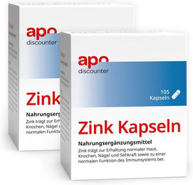 apodiscounter Zink Picolinat Kapseln 10 mg 210 Stück – Bild 1 von 1