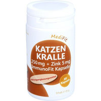 Produktbild von ApoFit ImmunoFit Kapseln mit Katzenkralle 250 mg und Zink 5 mg 60 Stück