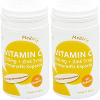 Produktbild von ApoFit ImmunoFit Kapseln mit Vitamin C 300 mg und Zink 5 mg 60 Stück