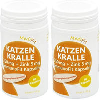 Produktbild von ApoFit Katzenkralle 250 mg und Zink 5 mg Kapseln