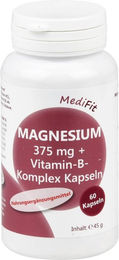 ApoFit Magnesium 375 mg mit Vitamin B-Komplex Kapseln 60 Stück – Bild 1 von 1