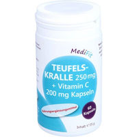 Produktbild von ApoFit Teufelskralle 250 mg mit Vitamin C 200 mg Kapseln 60 Stück
