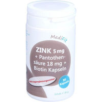 Produktbild von ApoFit Zink Gluconat Kapseln mit Pantothensäure und Biotin 90 Stück