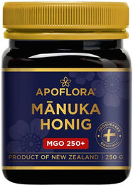 Apoflora Manuka Honig MGO 250+ aus Neuseeland ohne Zusatzstoffe Halal 250 g – Bild 1 von 2