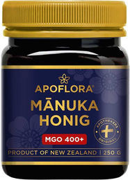 Apoflora Manuka Honig MGO 400+ aus Neuseeland ohne Zusatzstoffe Halal 250 g – Bild 1 von 2