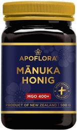 Apoflora Manuka Honig MGO 400+ ohne Zusatzstoffe 500 g – Bild 1 von 2