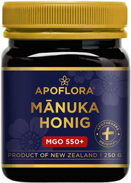 Apoflora Manuka Honig MGO 550+ aus Neuseeland ohne Zusatzstoffe Halal 250 g – Bild 1 von 2