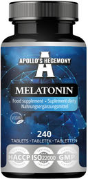 Apollo's Hegemony Melatonin Vegan Tabletten 240 Stück – Bild 1 von 3