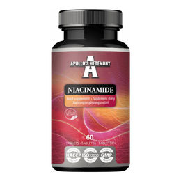 Apollo's Hegemony Niacinamid 500 mg Tabletten 60 Stück Vegan – Bild 1 von 6