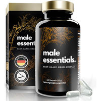 Produktbild von APOmia Male Essentials Zink Biotin Selen Kombination für Männer 120 Kapseln ohne Zusatzstoffe