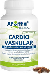 APOrtha Cardio Vaskulär Kakaoflavanole Kapseln Bio Vegan ohne Zusatzstoffe – Bild 1 von 1
