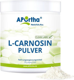 APOrtha L-Carnosin Pulver Bio Vegan ohne Zusatzstoffe 250 g – Bild 1 von 1