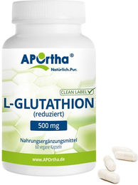 APOrtha L-Glutathion Kapseln vegan bio ohne Zusatzstoffe – Bild 1 von 1