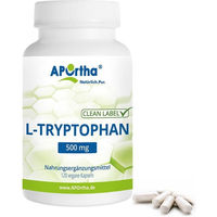 Produktbild von APOrtha L-Tryptophan Kapseln 500 mg vegan bio ohne Zusatzstoffe 120 Stück