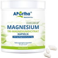 Produktbild von APOrtha Magnesium-Citrat Tri-Magnesiumdicitrat Kapseln vegan ohne Zusatzstoffe 360 Stück