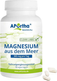 APOrtha Magnesiumoxid Kapseln vegan ohne Zusatzstoffe 180 Stück – Bild 1 von 1