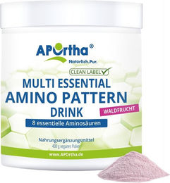 APOrtha Multi Essential Amino Pattern EAA Pulver Waldfrucht vegan ohne Zuckerzusatz 400 g – Bild 1 von 1