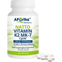 Produktbild von APOrtha Natto Vitamin K2 MK-7 Cyclo Tabletten 200 µg vegan bio