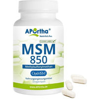 Produktbild von APOrtha OptiMSM MSM Kapseln vegan bio ohne Zusatzstoffe 120 Stück