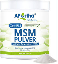 APOrtha OptiMSM MSM-Pulver vegan bio ohne Zusatzstoffe 500 g – Bild 1 von 1