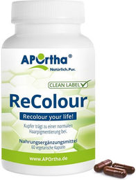 APOrtha ReColour MELATINE Kapseln Bio vegetarisch ohne Zusatzstoffe 60 Stück – Bild 1 von 1