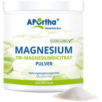 Produktbild von APOrtha Tri-Magnesiumdicitrat Pulver Bio Vegan ohne Zusatzstoffe 400 g