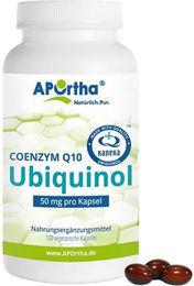 APOrtha Ubiquinol Coenzym Q10 Kapseln 50 mg vegan 120 Kapseln – Bild 1 von 1