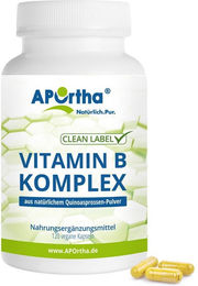 APOrtha Vitamin-B-Komplex Kapseln aus Quinoasprossen-Pulver Bio Vegan Glutenfrei 120 Stück – Bild 1 von 1