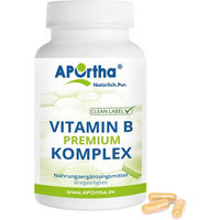 Produktbild von APOrtha Vitamin-B-Komplex Kapseln hochdosiert vegan und glutenfrei