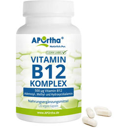 APOrtha Vitamin B12 Komplex Kapseln vegan bio ohne Zusatzstoffe 120 Stück – Bild 1 von 1
