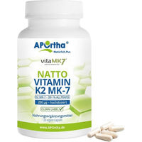 Produktbild von APOrtha vitaMK7 Vitamin K2 MK-7 Kapseln 200 µg vegan bio ohne Zusatzstoffe 120 Kapseln