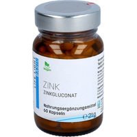 Produktbild von APOZEN Zink Gluconat 15 mg Kapseln vegan und vegetarisch 60 Stück
