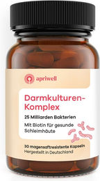 Apriwell Darmkulturen-Komplex Kapseln vegan laktosefrei glutenfrei – Bild 1 von 2