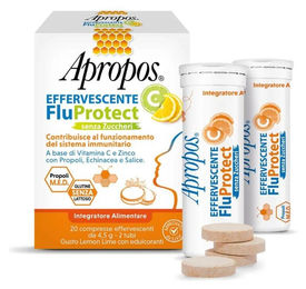 Apropos EFFERVESCENTE C FLUPROTECT Brausetabletten mit Ascorbinsäure zuckerfrei 20 Stück – Bild 1 von 1