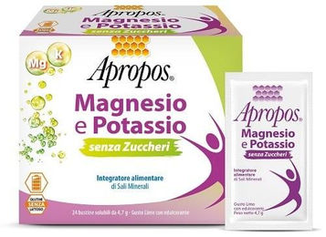 APROPOS Magnesium und Kalium Citrat Sticks zuckerfrei glutenfrei laktosefrei für Sportler 24 Stück – Bild 1 von 1