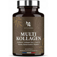 Produktbild von Apyforme Multikollagen mit Hyaluronsäure Kapseln glutenfrei und laktosefrei