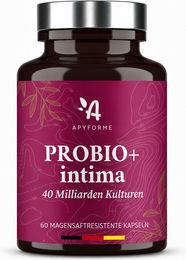 Apyforme Probio+ Intima Bakterienstämme für Frauen Kapseln glutenfrei und laktosefrei 60 Stück – Bild 1 von 2
