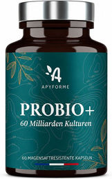 Apyforme Probio+ Milchsäurebakterien Kapseln glutenfrei und laktosefrei 60 Stück – Bild 1 von 2