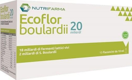 Aqua Viva Ecoflor Boulardii 20 Milliarden KBE Flüssigkeit glutenfrei 10 Fläschchen à 10 ml – Bild 1 von 1