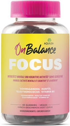 Aquilea OnBalance Focus Gummies vegan zuckerfrei glutenfrei laktosefrei 60 Stück – Bild 1 von 2